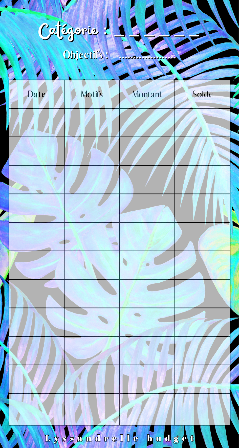 Kit Débutant Jungle Bleue