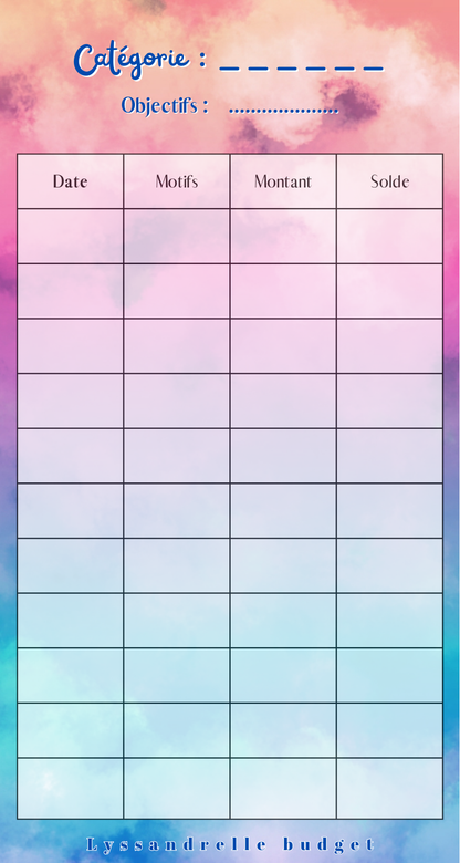 Kit débutant Nuages Arc en Ciel